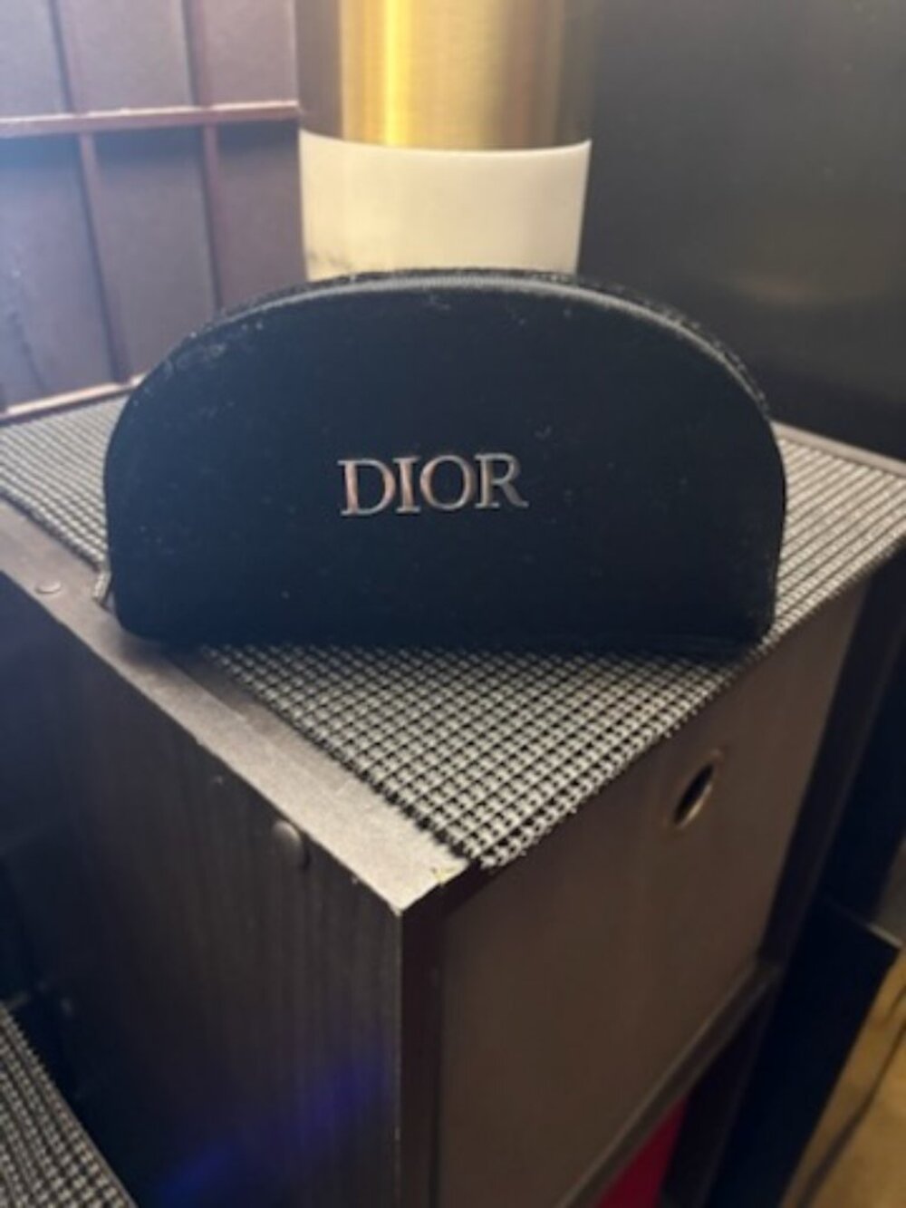 Dior Holiday Cosmetic Makeup Pouch Case Black